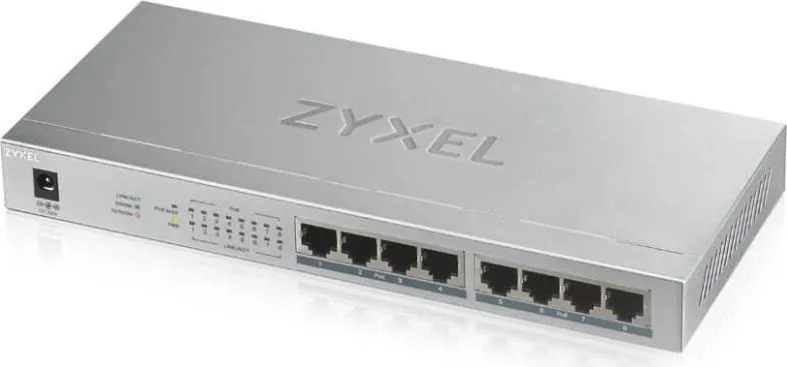 Switch Zyxel GS1008-HP, 8 Port, 10/100/1000 Mbps