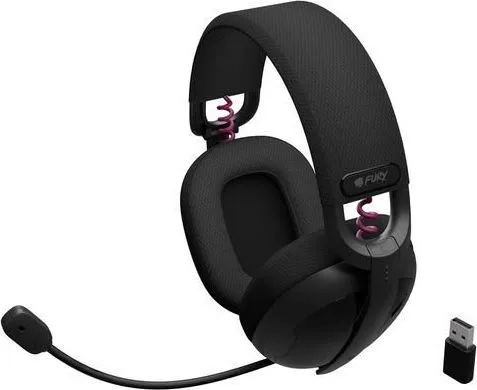 Casti Head-band Fury Fukiya F6, Wireless, Negru