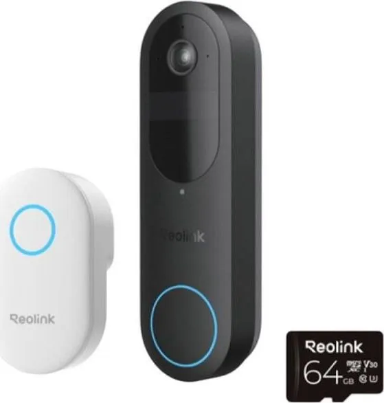Sonerie wireless WiFi dual band Reolink *fara fir *rezolutie 2K 4MP si un unghi de vizualizare de 150° x 150°