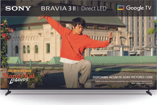 Televizor Sony Bravia XR 3 II LED 65XR35M2, 164 cm, Smart Google TV, 4K Ultra HD, 120Hz, Clasa E (Model 2026)