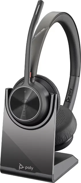 Casti Head-band HP Voyager 4320 USB-C, Wireless, Negru