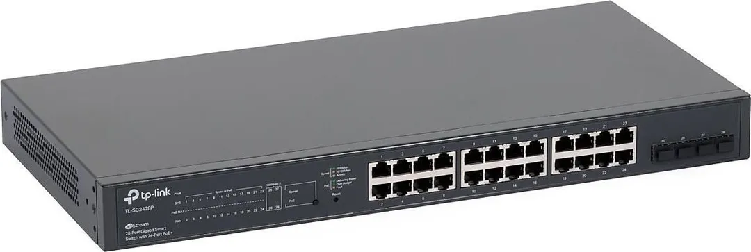 Switch TP-Link TL-SG2428P, 28 port, 10/100/1000 Mbps