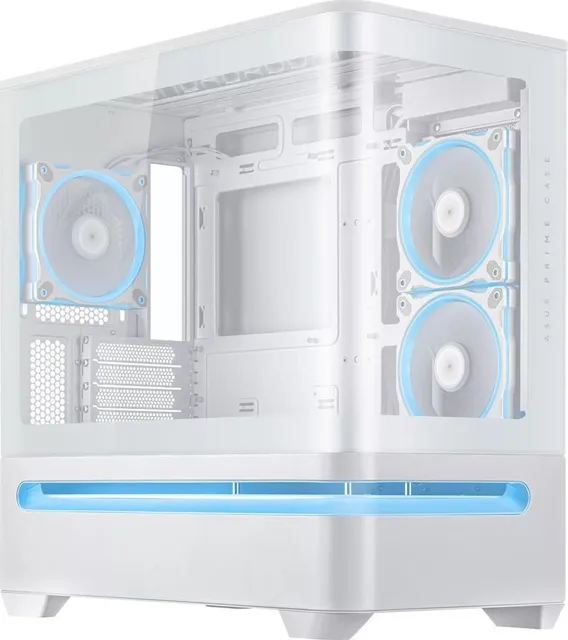 Carcasa ASUS Prime AP202 ARGB, Mini Tower, White