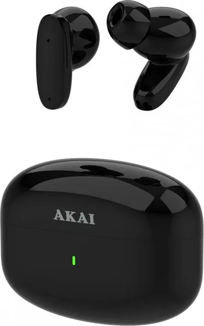 Casti Mono-casca Akai BTE-J400ENC, Wireless, Negru