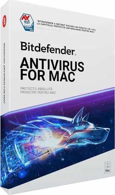 Licenta retail Bitdefender Antivirus for Mac - protectie de baza pentru PC-uri macOS, valabila pentru 1 an