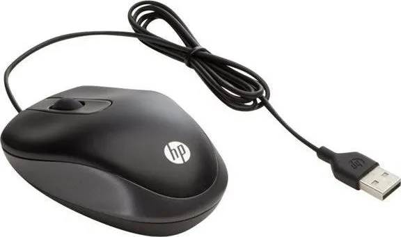 Mouse HP Travel USB Mouse, 1000 DPI, Negru