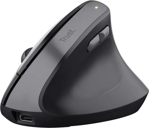 Mouse Wireless Trust Bayo II, 2400 DPI, Negru