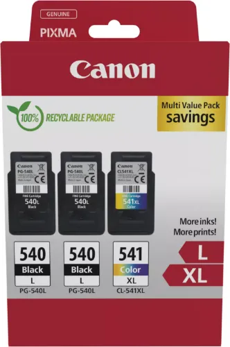 Cartus Canon PG-540L X2 /CL-541XL Multipack, Black, Cyan, Magenta, Yellow
