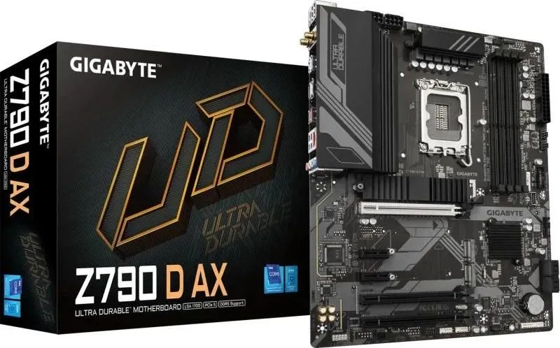 Placa de baza Gigabyte Z790 D AX, LGA 1700, DDR5, ATX