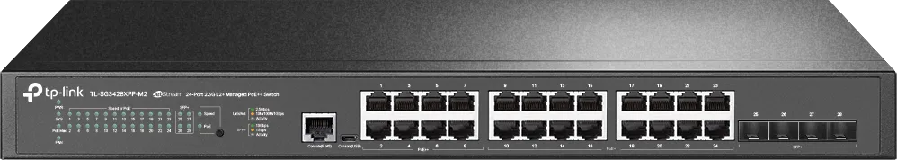 Switch TP-Link TL-SG3428XPP-M2, 24 porturi, 2.5G, PoE