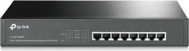 Switch TP-Link TL-SG1008MP, 8 port, 10/100/1000 Mbps