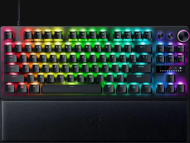 Tastatura Mecanica Gaming Razer Huntsman V3 Pro Tenkeyless, RGB, USB, negru, EN US