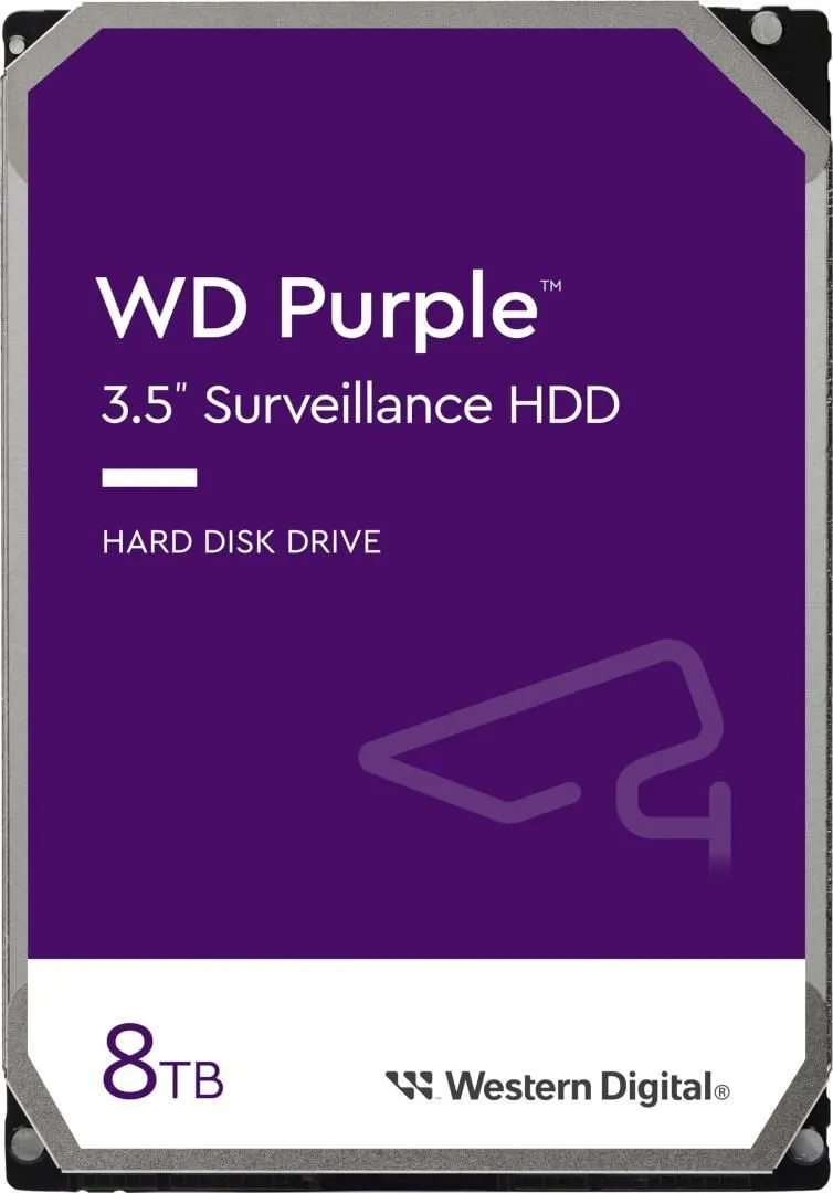 HDD Internal WD Purple, 8TB, 5400RPM, 256MB, SATA III