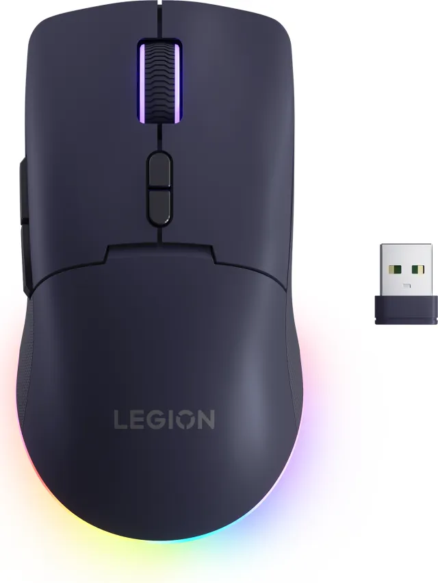 Mouse Gaming Wireless Lenovo Legion M220, 5000 - 6000 dpi, Liliac