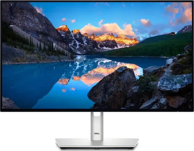 Monitor Commercial Dell U2424HE, 23.8", 1920 x 1080 pixeli, Silver