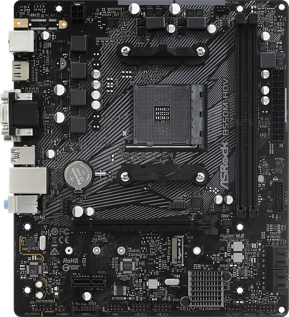 Placa de baza ASRock B550M-HDV, Socket AM4, DDR4, Micro-ATX