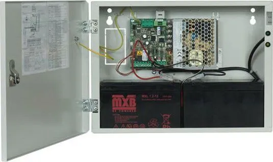 Sursa de alimentare pentru sisteme de detectie incendiu 24V/2.5A in cutie metalica Merawex ZSP100-2.5A-07