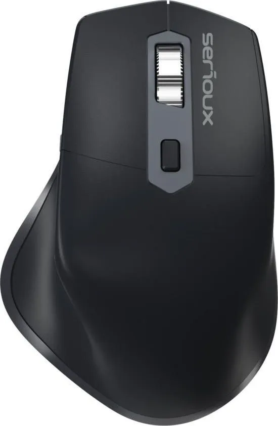 Mouse Serioux Apex 166 Wireless reincarcabil USB-C, Negru