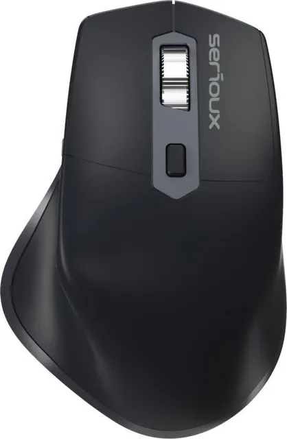 Mouse Serioux Apex 166 Wireless reincarcabil USB-C, Negru