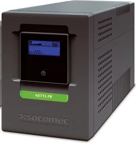 Netys PR Mini Tower UPS Socomec 1500VA / 1050W, tehnologie line interactive, unda sinusoidala