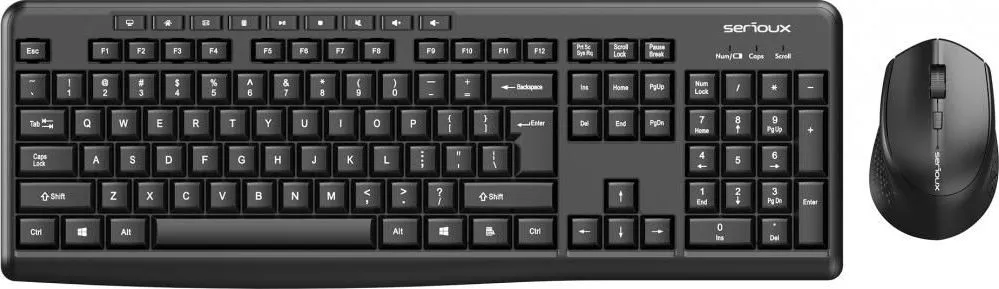 Kit tastatură și mouse wireless 2.4G