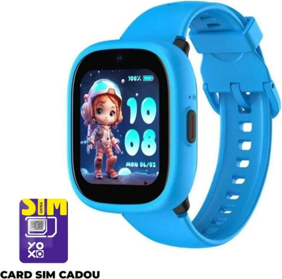 Smartwatch pentru copii Lagenio K3, 40mm, Blue