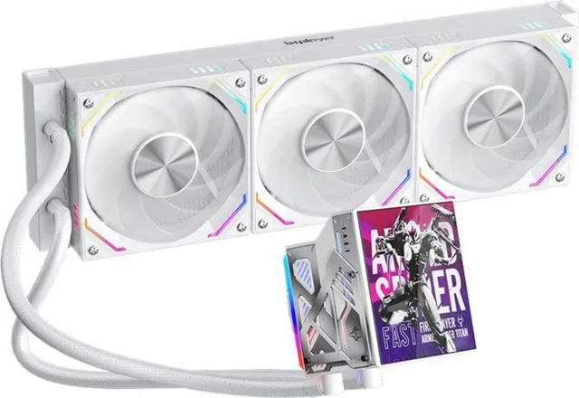 Cooler Procesor 1stPlayer FT 360-wh, Lichid, 12 cm, 3 ventilatoare, aRGB