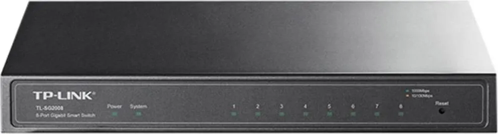 Switch TP-Link TL-SG2008P, 8 port, 10/100/1000 Mbps