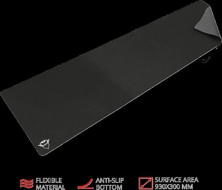 Mouse pad Trust GXT 758 Gaming Mouse Pad XXL, negru