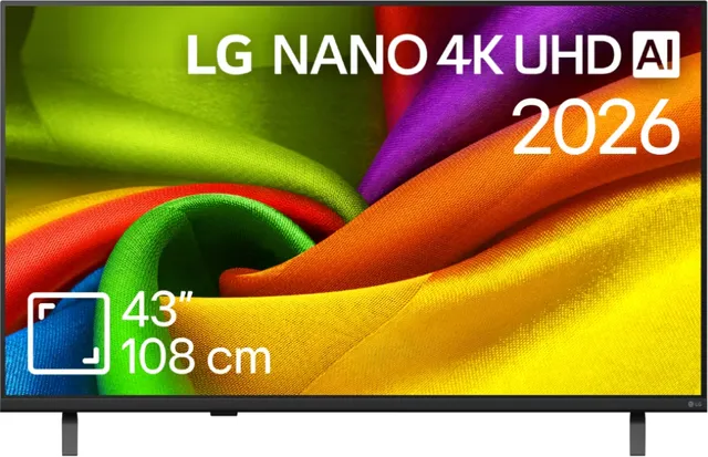Televizor LG LED 43NU850B3LA, 108 cm, Smart, 4K Utra HD, Clasa G (Model 2026)