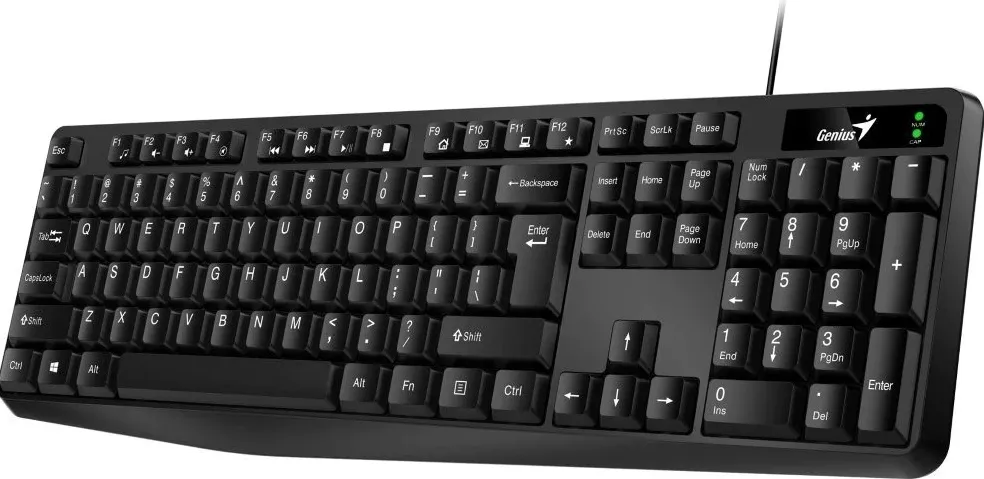 Tastatura Genius KB-117, USB, Negru, EN US