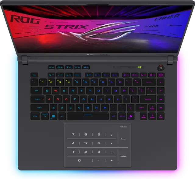 Laptop Gaming ASUS ROG Strix G16, cu procesor Intel Core Ultra 9 290HX, 16'' IPS, 32 GB DDR5, 1 TB