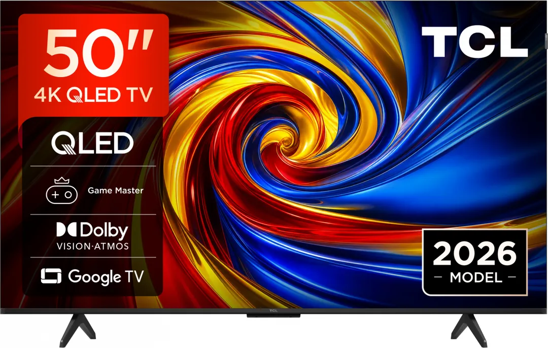 Televizor TCL QLED 50QLED780L, 126 cm, Smart Google TV, 4K (Model 2026)