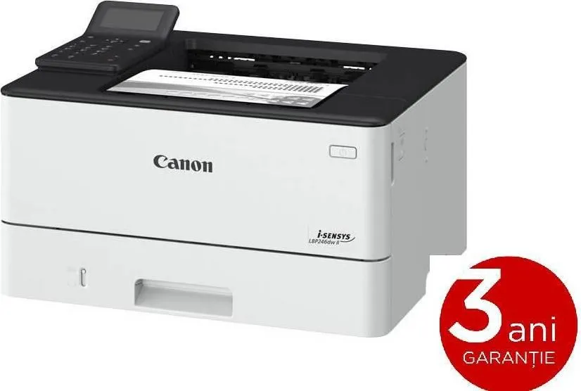 Imprimanta Laser Canon i-SENSYS LBP246dw II, Monocrom, format A4, Duplex, USB/LAN