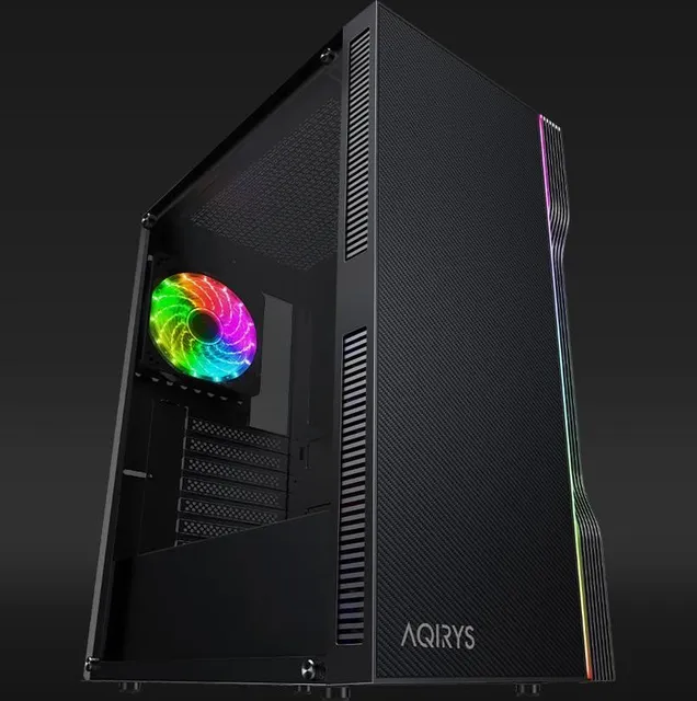 Carcasa Aqyris Electra Mid Tower ARGB Negru