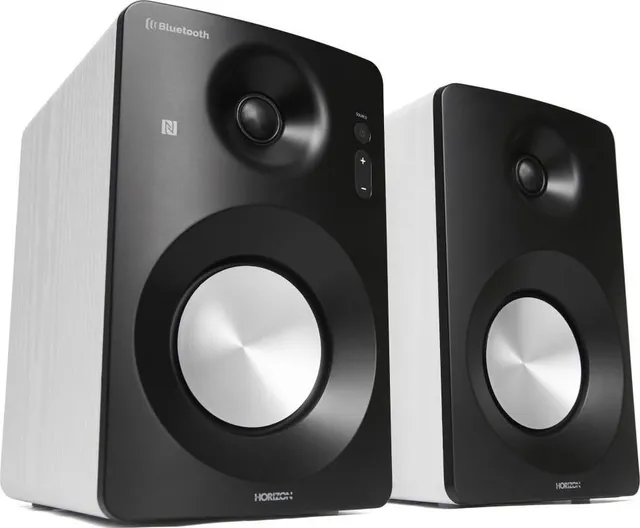 Boxe active Horizon Acustico HAV-M1100W, 2.0, 60W, BT, NFC, Optical, Coaxial, AUX, Alb