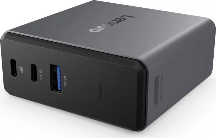 Docking station Lenovo X9 Charging GaN Dock, USB Type-C, 60W, Gri