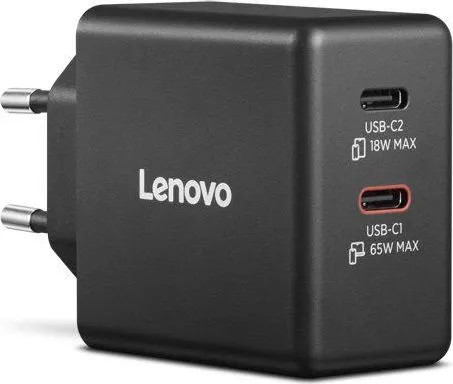 Incarcator Laptop Lenovo 40AW065BEU, 65W, Negru