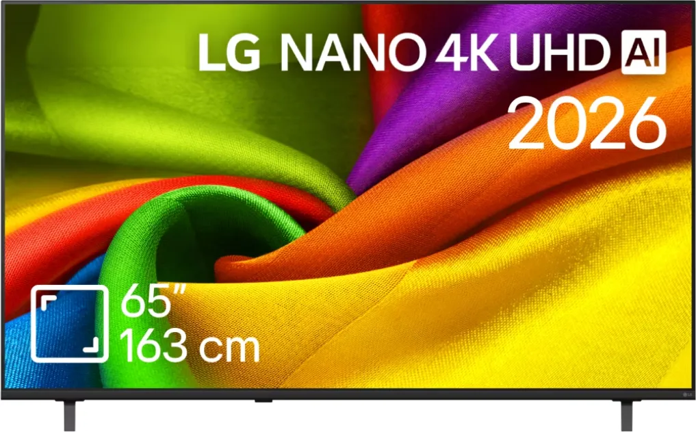 Televizor LG LED 65NU850B3LA, 163 cm, Smart, 4K Ultra HD, Clasa F (Model 2026)