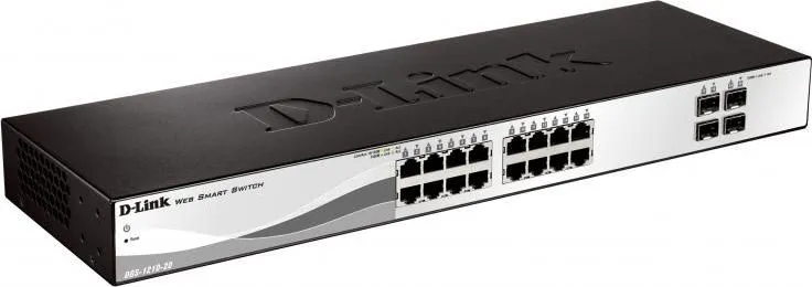 Switch D-Link DGS-1210-20, 16 port, 10/100/1000 Mbps