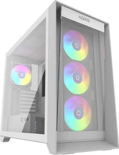 Carcasa Aqirys XO-1, ARGB, Mid Tower, White