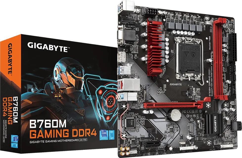 Placa de baza Gigabyte B760M Gaming, Socket 1700, DDR4, Micro-ATX — Resigilat