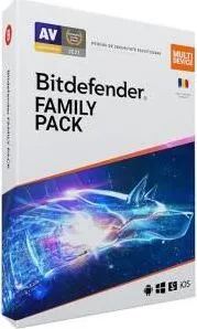 Licenta retail Bitdefender Family Pack - protectie anti-malwarecompleta pentru toata, valabila pentru 2 ani