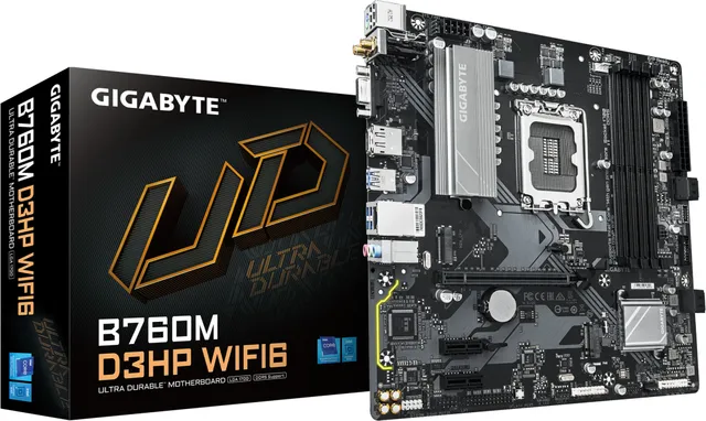 Placa de baza Gigabyte B760M D3HP WIFI6, LGA 1700, DDR5, mATX