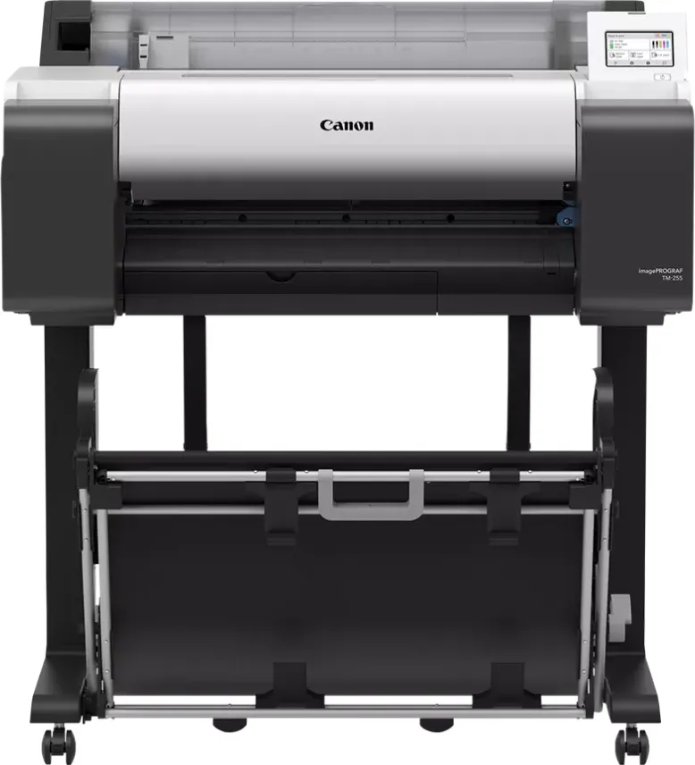 Plotter Canon imagePROGRAF TM-255 + HDD 500GB, 24"(610mm), format A1, 5 culori, rezolutie max 2400x1200dpi