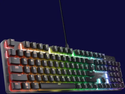 Tastatura Mecanica Gaming Trust GXT 871 Zora, USB, Negru, EN US