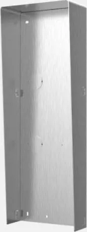 Protectie ploaie pentru 3 module de videointerfon Hikvision DS-KABD8003- RS3/S, material otel inoxidabil
