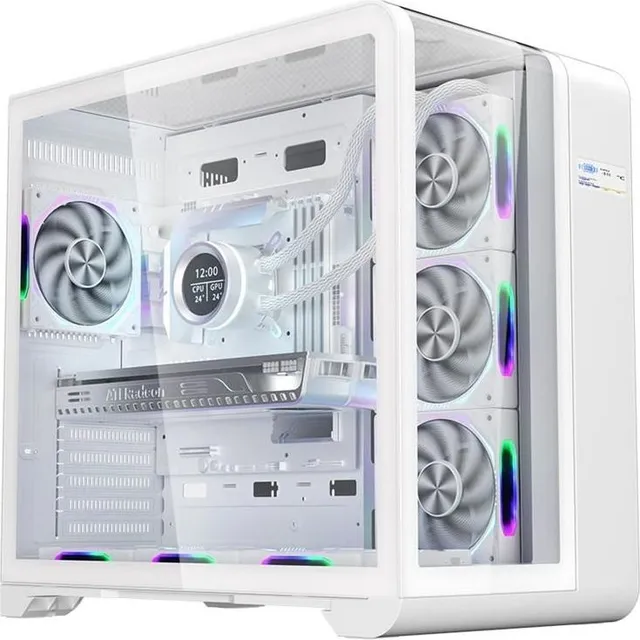 Carcasa 1STPLAYER RT7-WH, Mid Tower, White