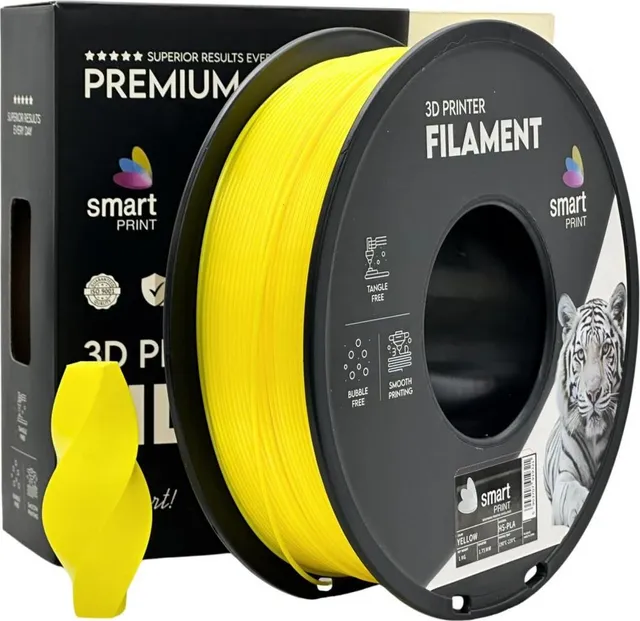 Filament 3D Smart Print, Diamentru 1.75mm, Galben