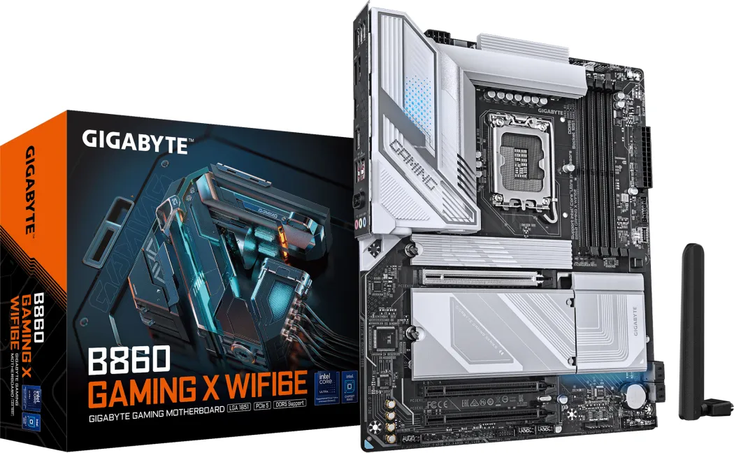 Placa de baza Gigabyte B860 Gaming X WIFI6E, LGA 1851, DDR5, ATX